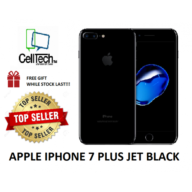 [USED] APPLE Iphone 7 PLUS 128GB [JET BLACK]  99% LIKE NEW