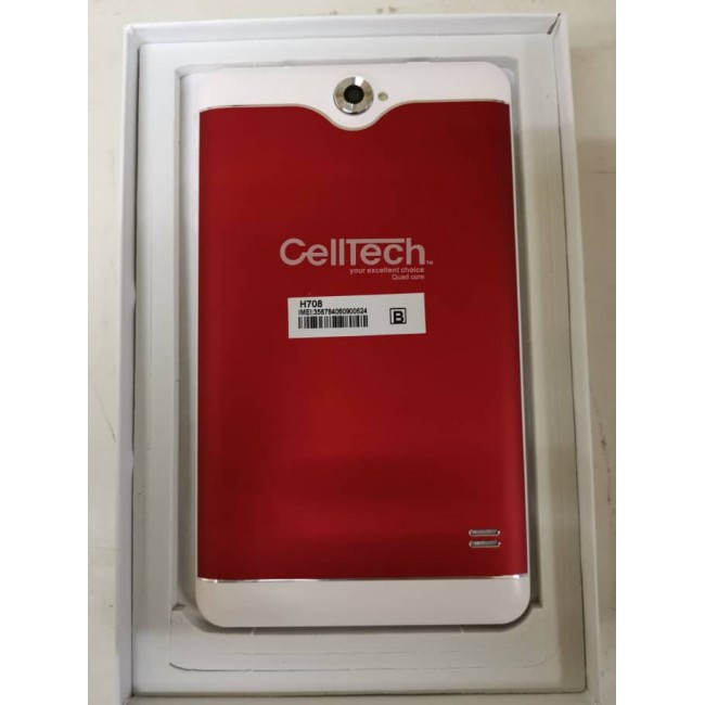 CELLTECH H708 [1GB RAM + 8GB ROM] 3G TABLET 7" (RED)