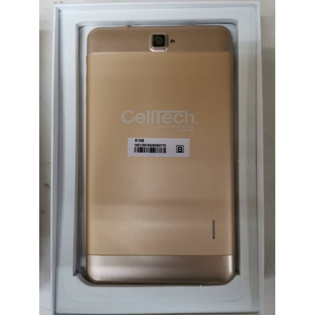 CELLTECH K128 [2GB RAM + 16GB ROM] 3G DUAL SIM TABLET 7" (GOLD)