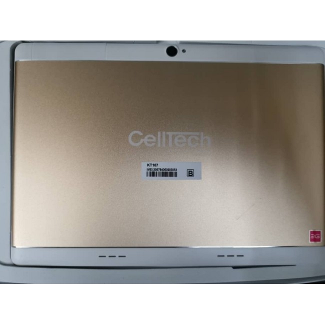 CELLTECH KT-101 [3GB RAM + 32GB ROM] 3G DUAL SIM TABLET 10.1" (GOLD)