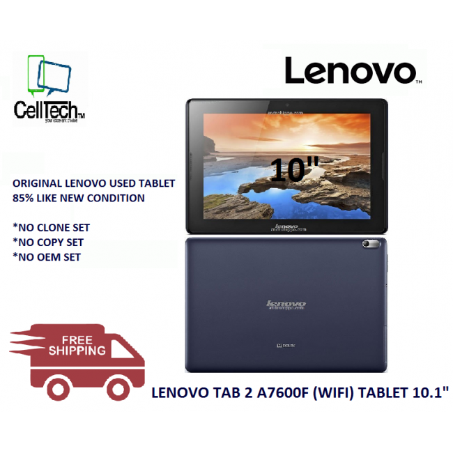 [USED] LENOVO TAB2 A7600-F 16GB [WIFI] TABLET 10.1"