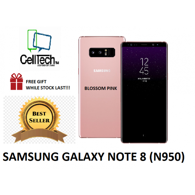 [USED] SAMSUNG Galaxy Note 8 (N950) 64GB PINK --LIKE NEW