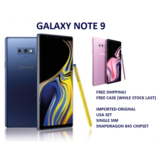 [USED] SAMSUNG Galaxy Note 9 (N960) [Ocean Blue] LIKE NEW